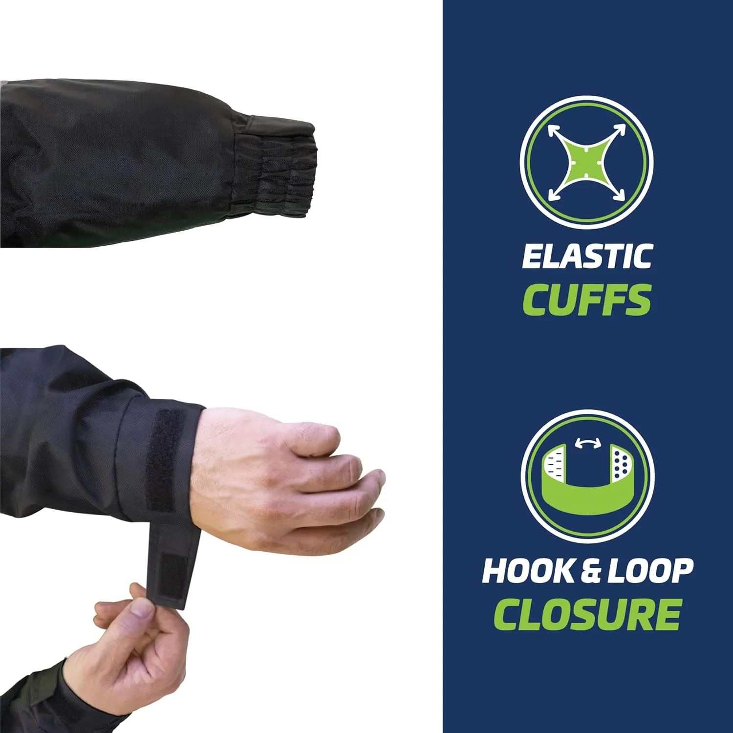 JORESTECH High Visibility Reflective Safety Bomber Jacket Waterproof X in Back ANSI/ISEA Class 1 Type O/CSA Z96