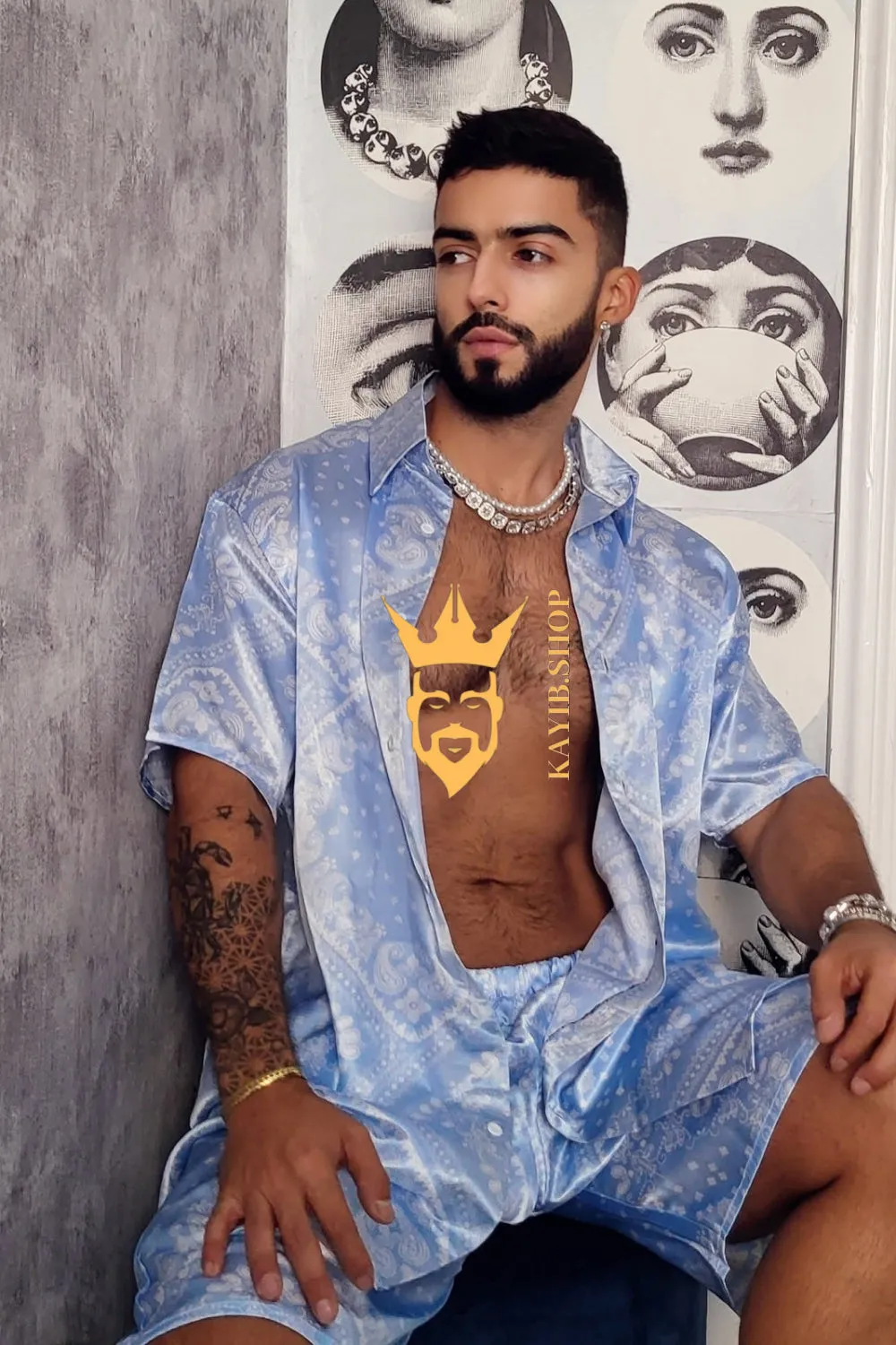 Kayib Barocco Set - Elevate Your Summer Wardrobe with Bespoke Luxury - 100% Pure Silk Comfort