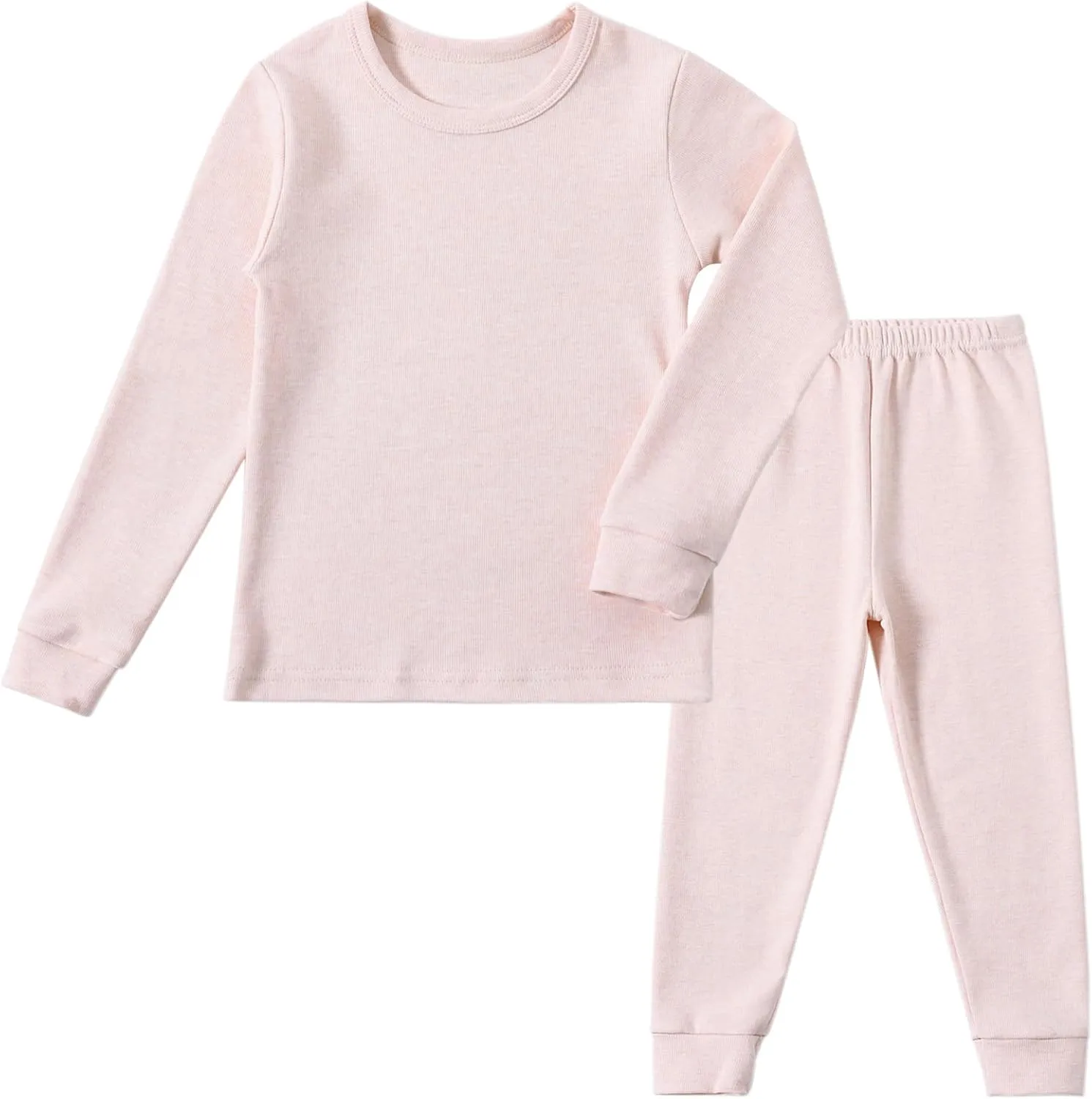 Kids Winter Thermal Underwear Long Johns Set Toddler Little Boys Girls Pajamas Warm Base Layer Set (3-8Years)