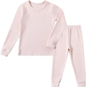 Kids Winter Thermal Underwear Long Johns Set Toddler Little Boys Girls Pajamas Warm Base Layer Set (3-8Years)