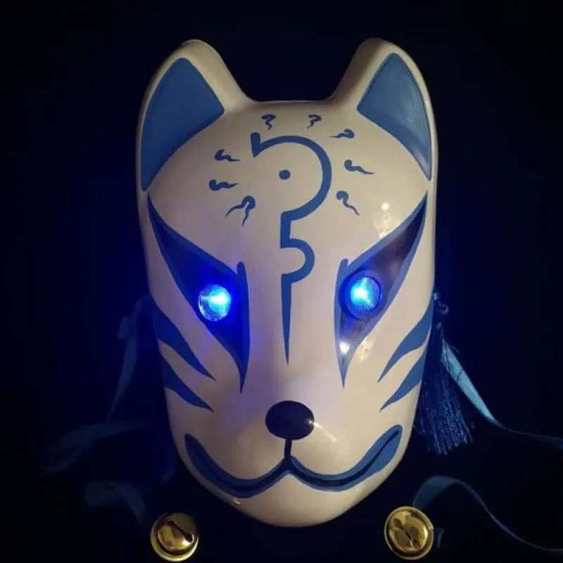 Kitsune Mask - Blue Curse