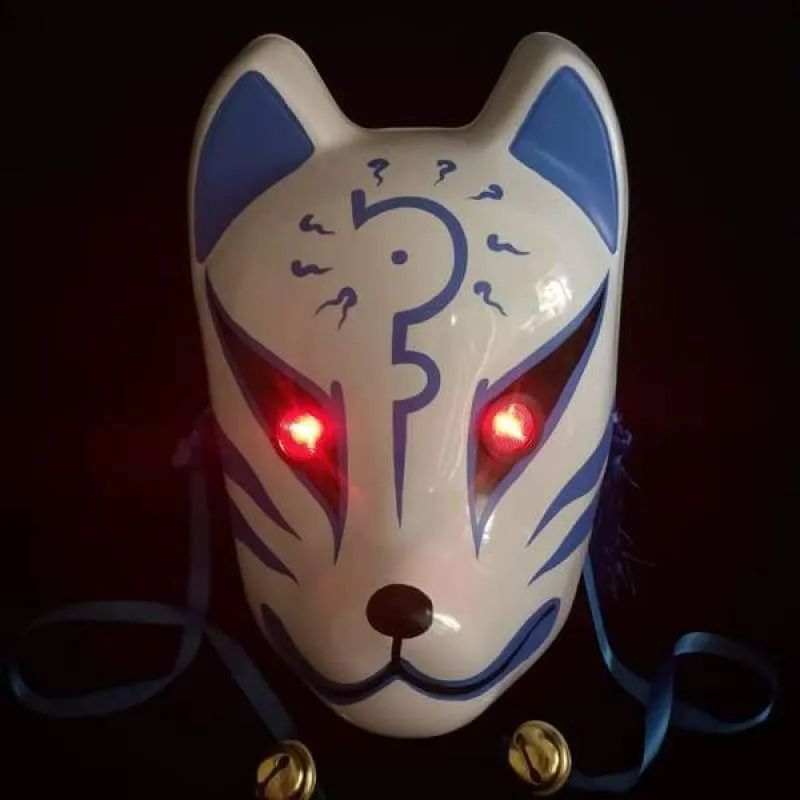 Kitsune Mask - Blue Curse