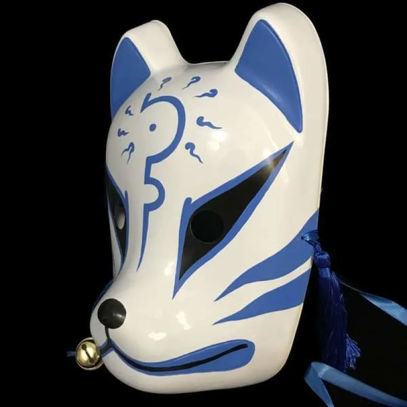 Kitsune Mask - Blue Curse