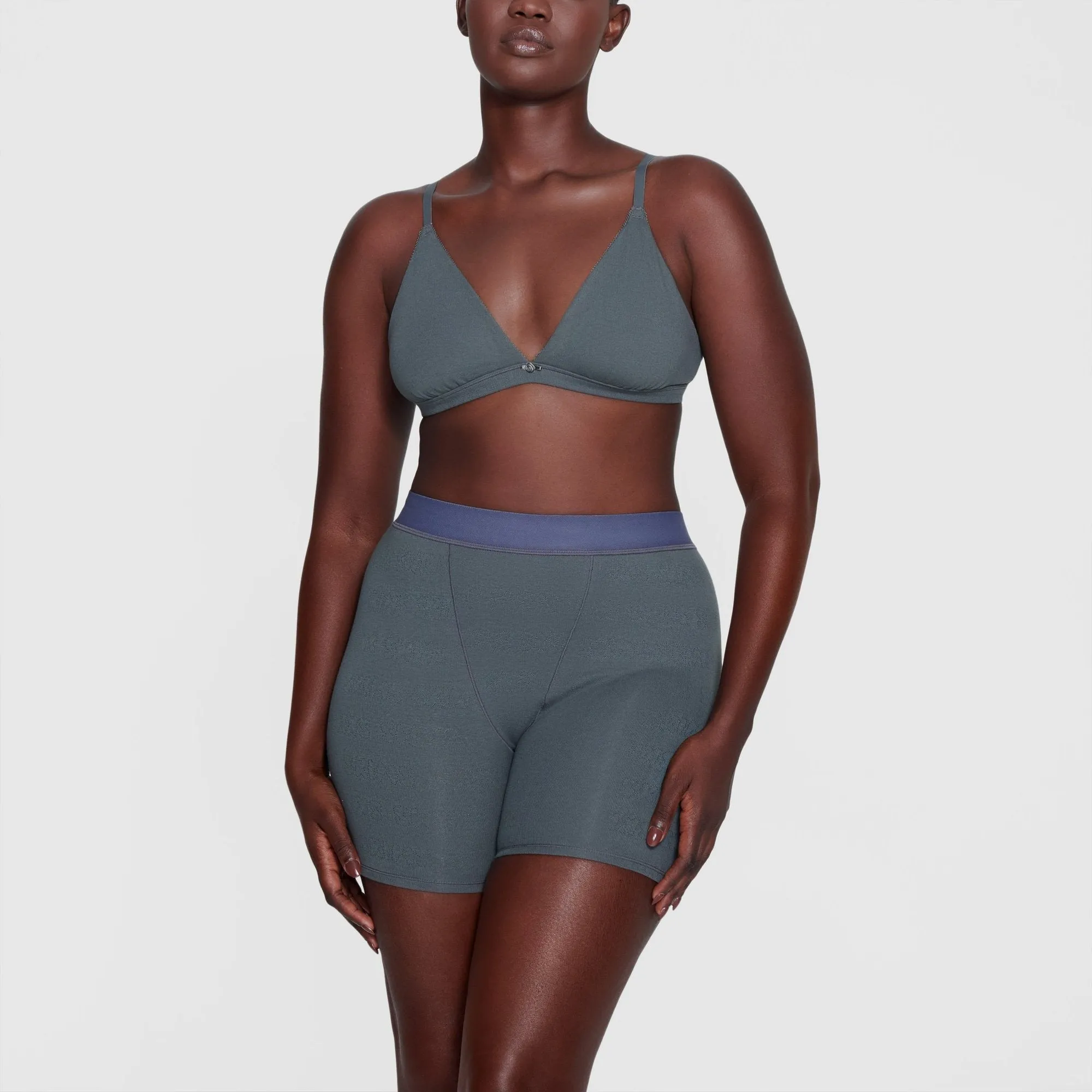 LOGO POINTELLE BOXER | SLATE