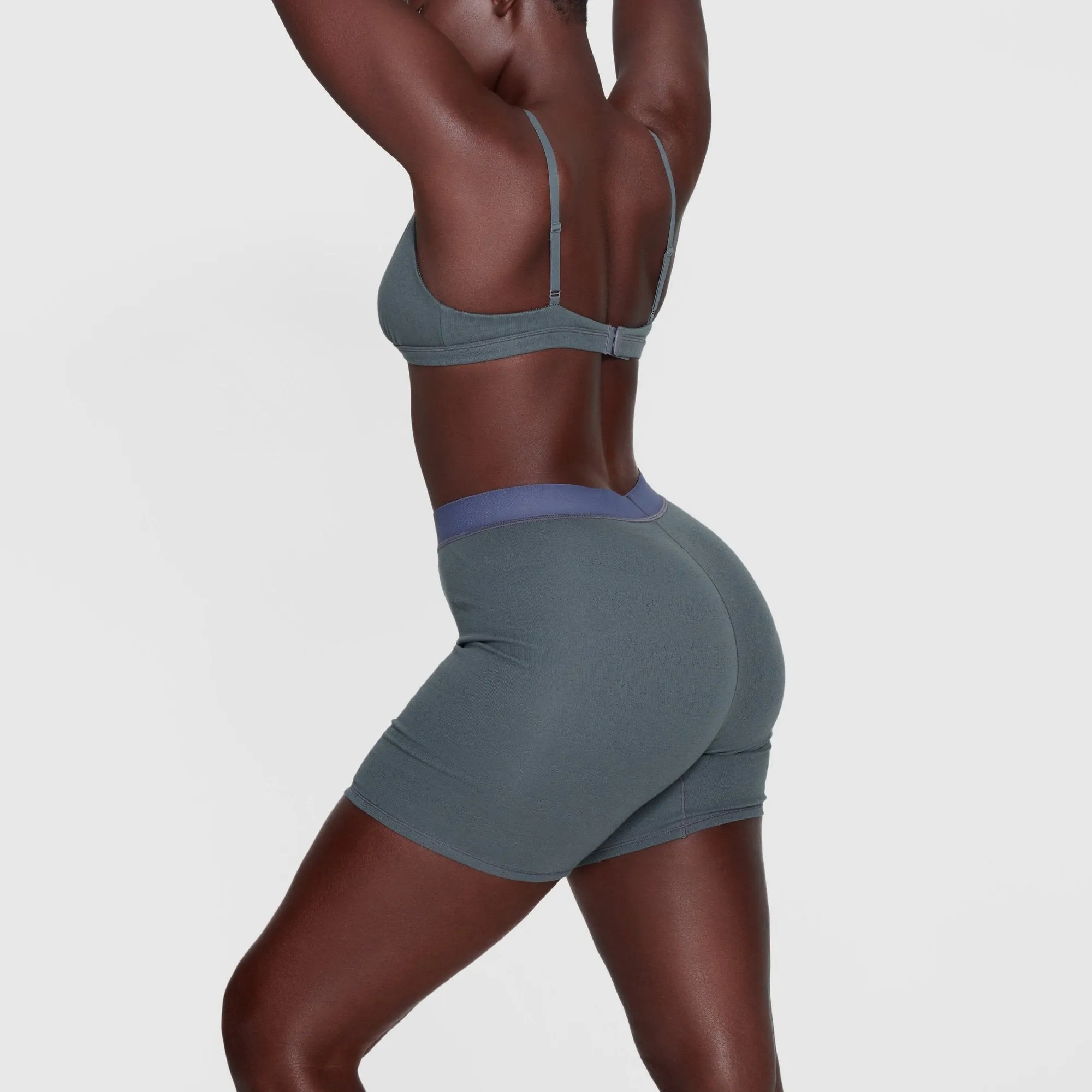 LOGO POINTELLE BOXER | SLATE
