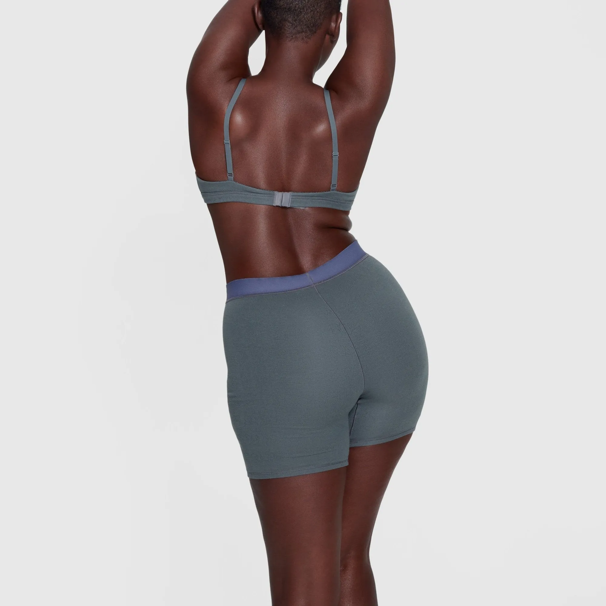 LOGO POINTELLE BOXER | SLATE