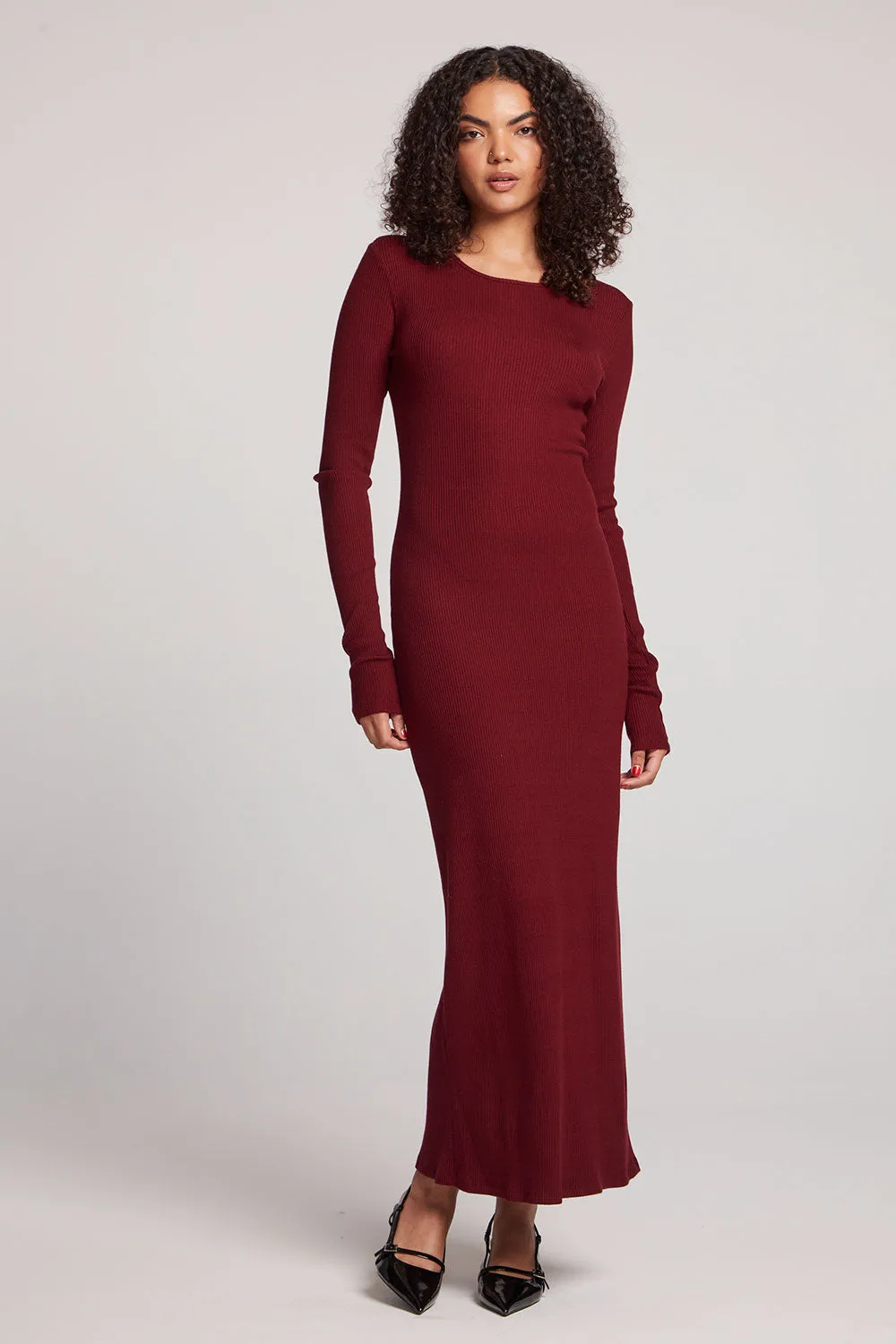 Luna Fig Maxi Dress