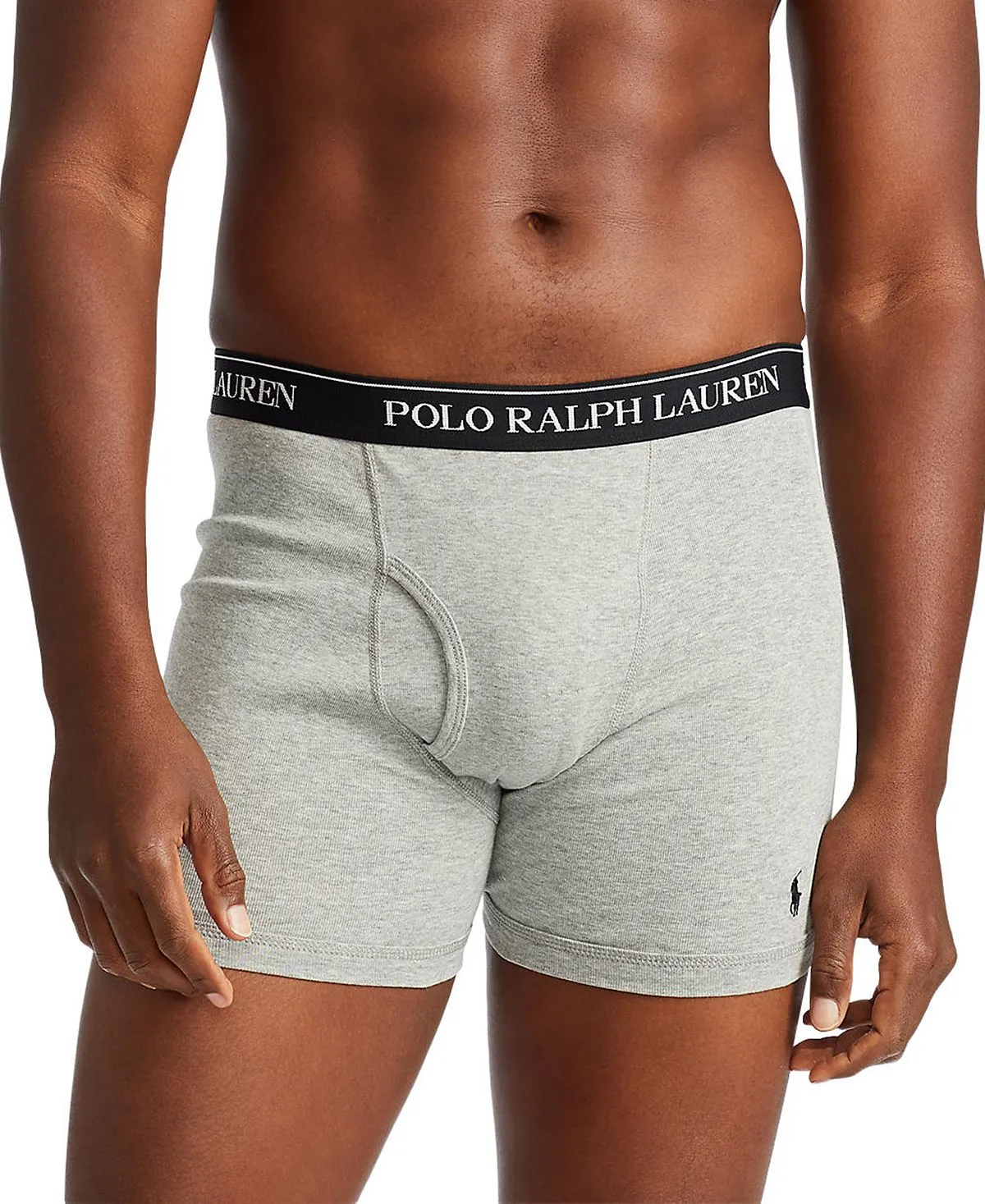 Men's cotton boxer briefs in large and tall sizes (3 pcs.) Polo Ralph Lauren