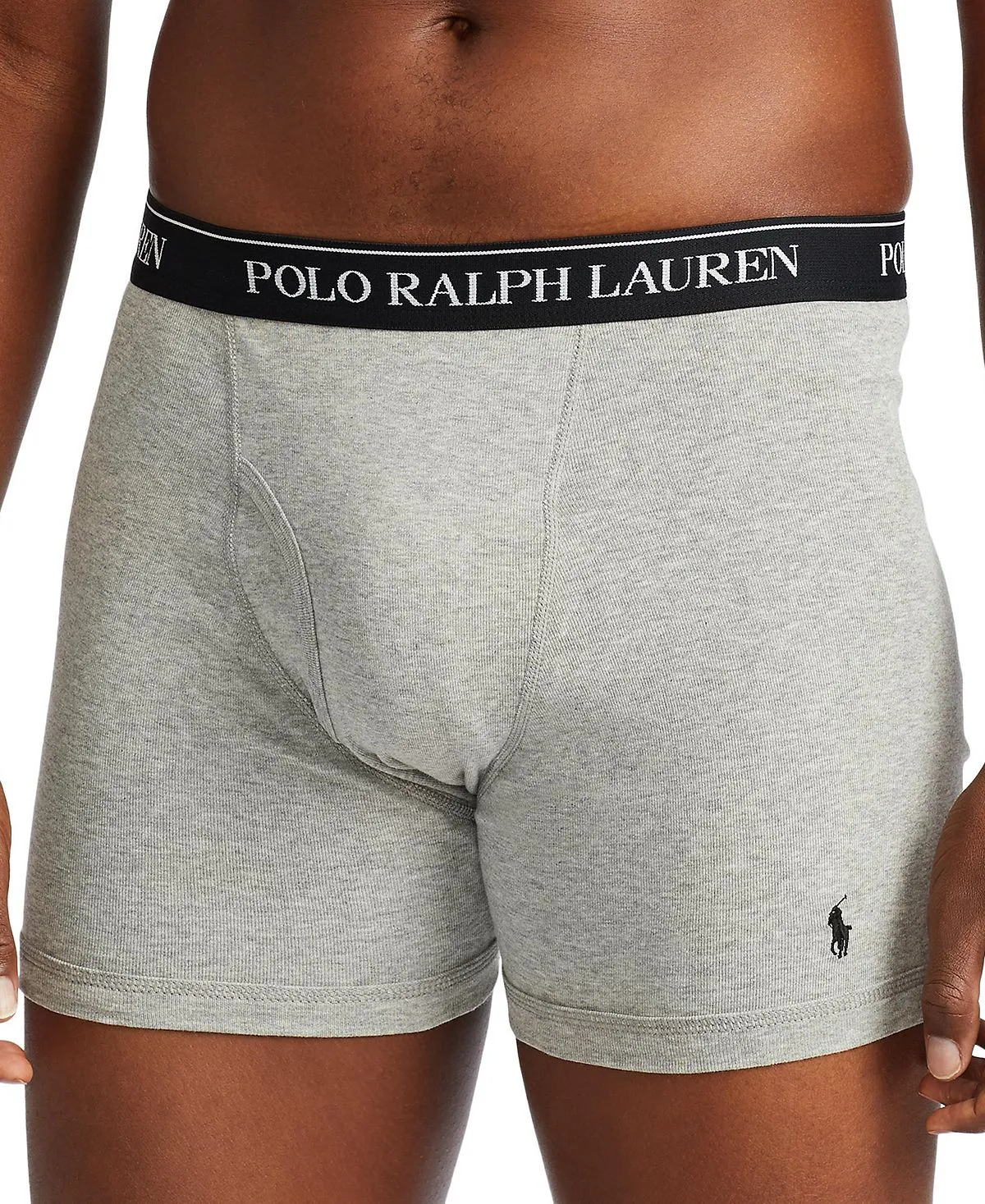Men's cotton boxer briefs in large and tall sizes (3 pcs.) Polo Ralph Lauren