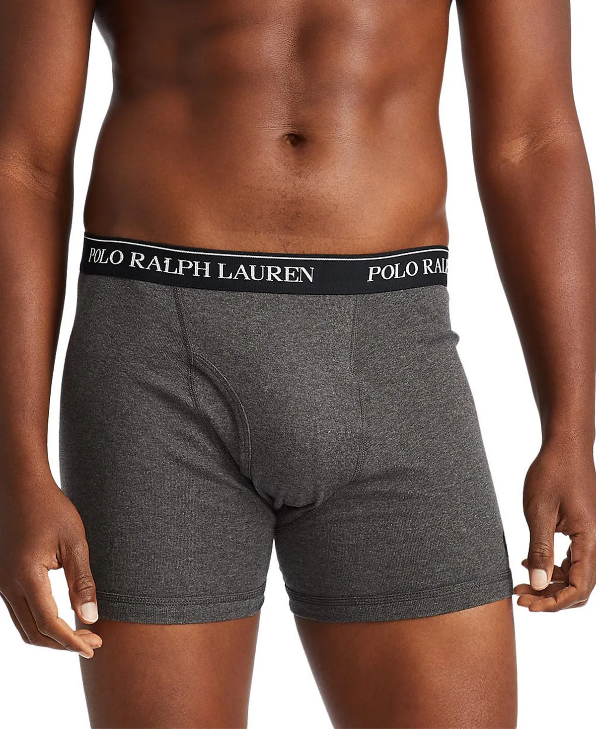Men's cotton boxer briefs in large and tall sizes (3 pcs.) Polo Ralph Lauren