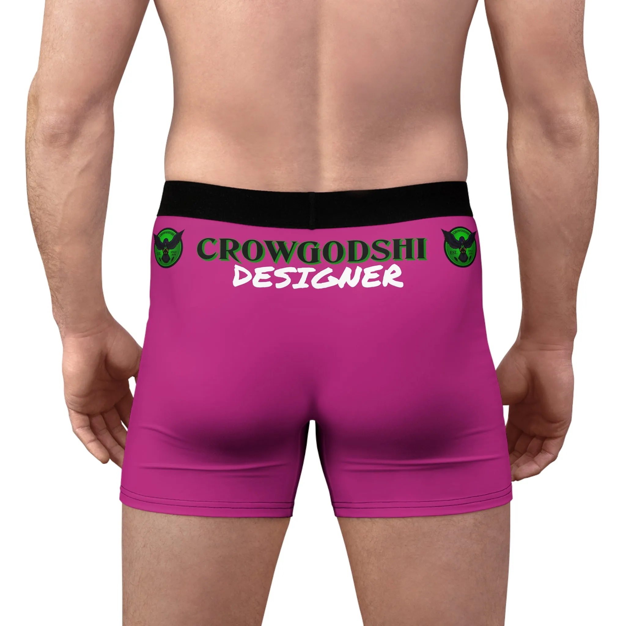 Men's Pink CD Est.1979 Boxer Briefs