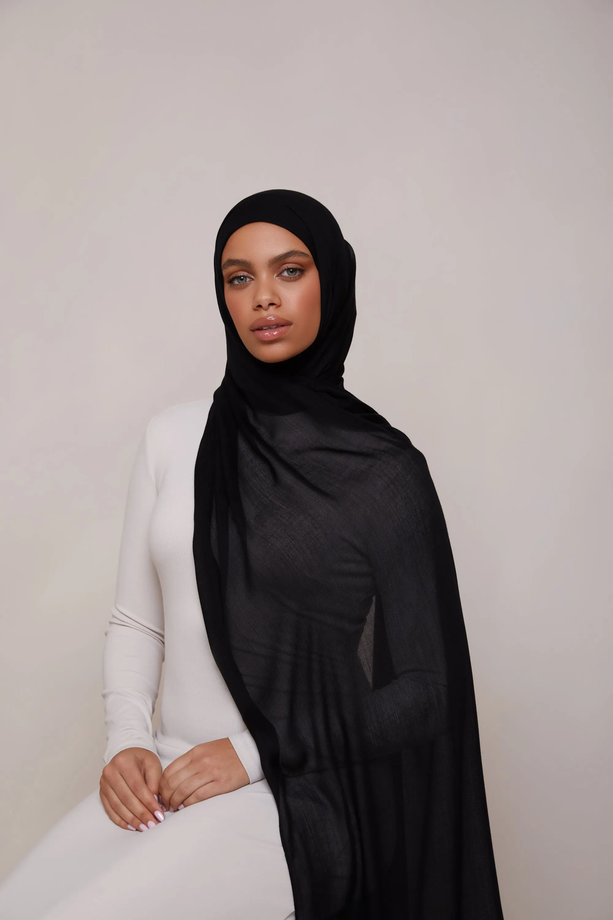 Modal Hijab - Black