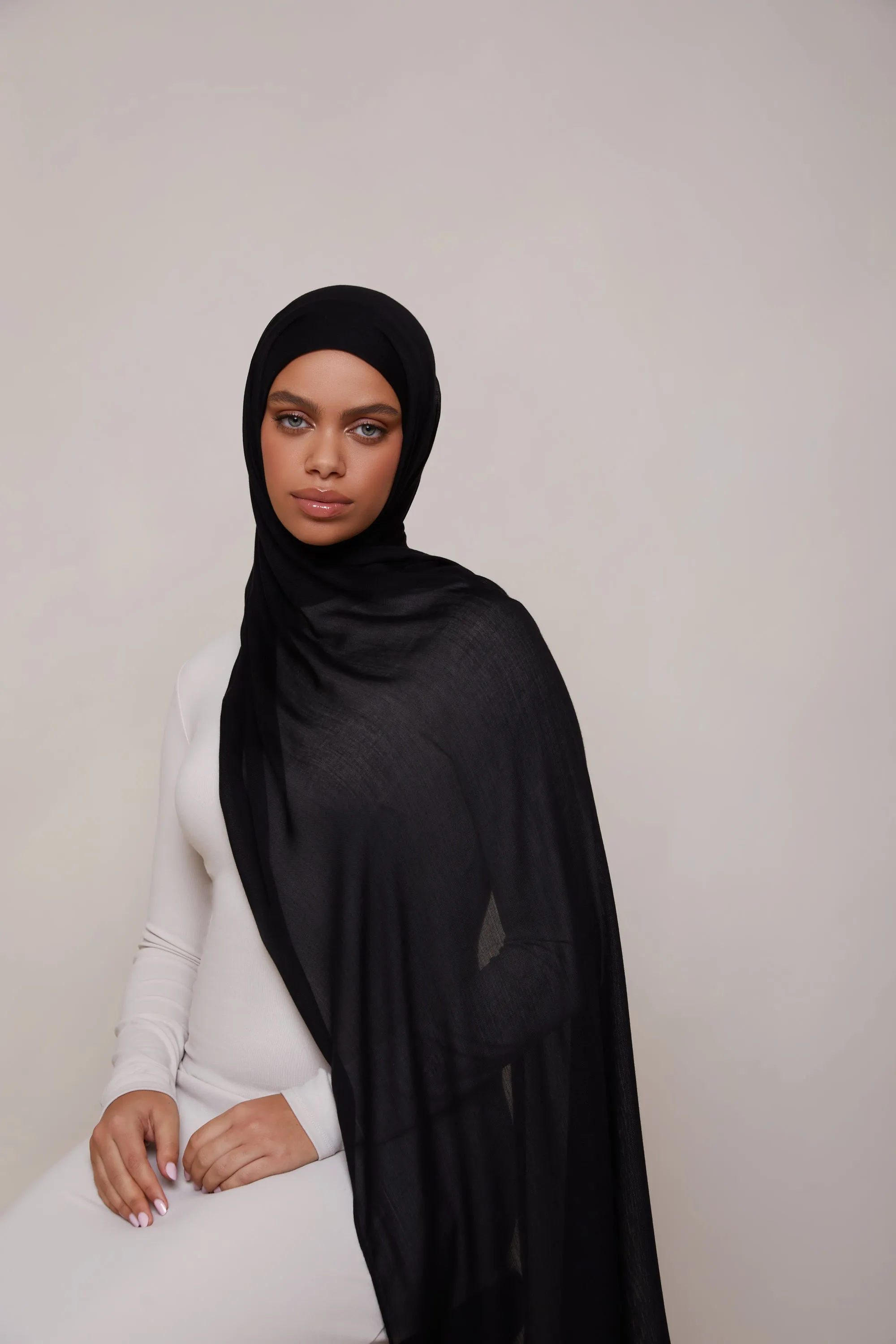 Modal Hijab - Black