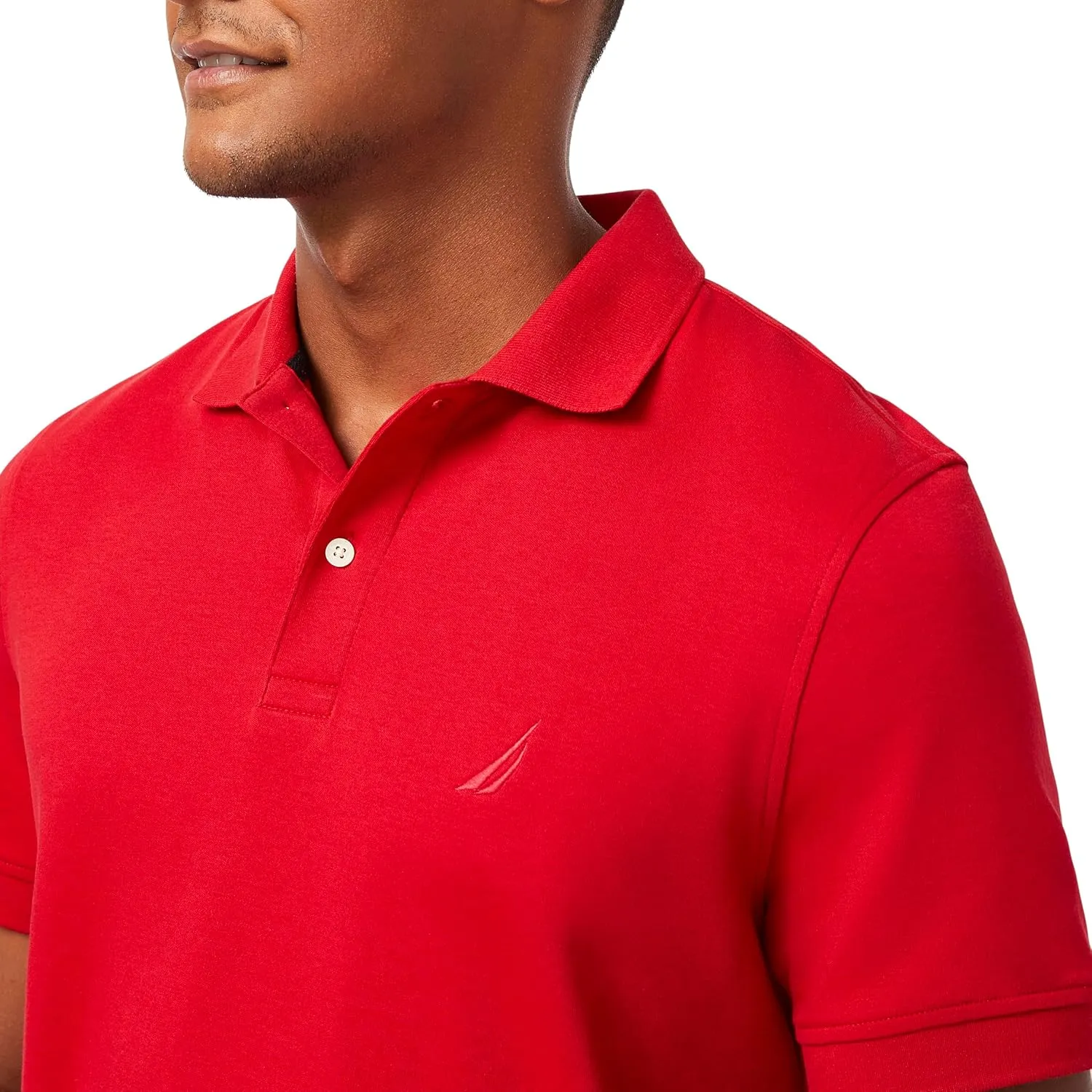 Nautica Men's Classic Fit Interlock Polo