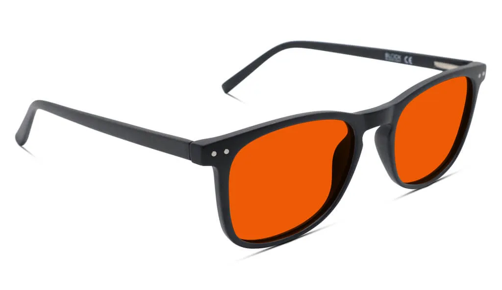 Nightfall Taylor Blue Blocking Glasses - Black - Prescription
