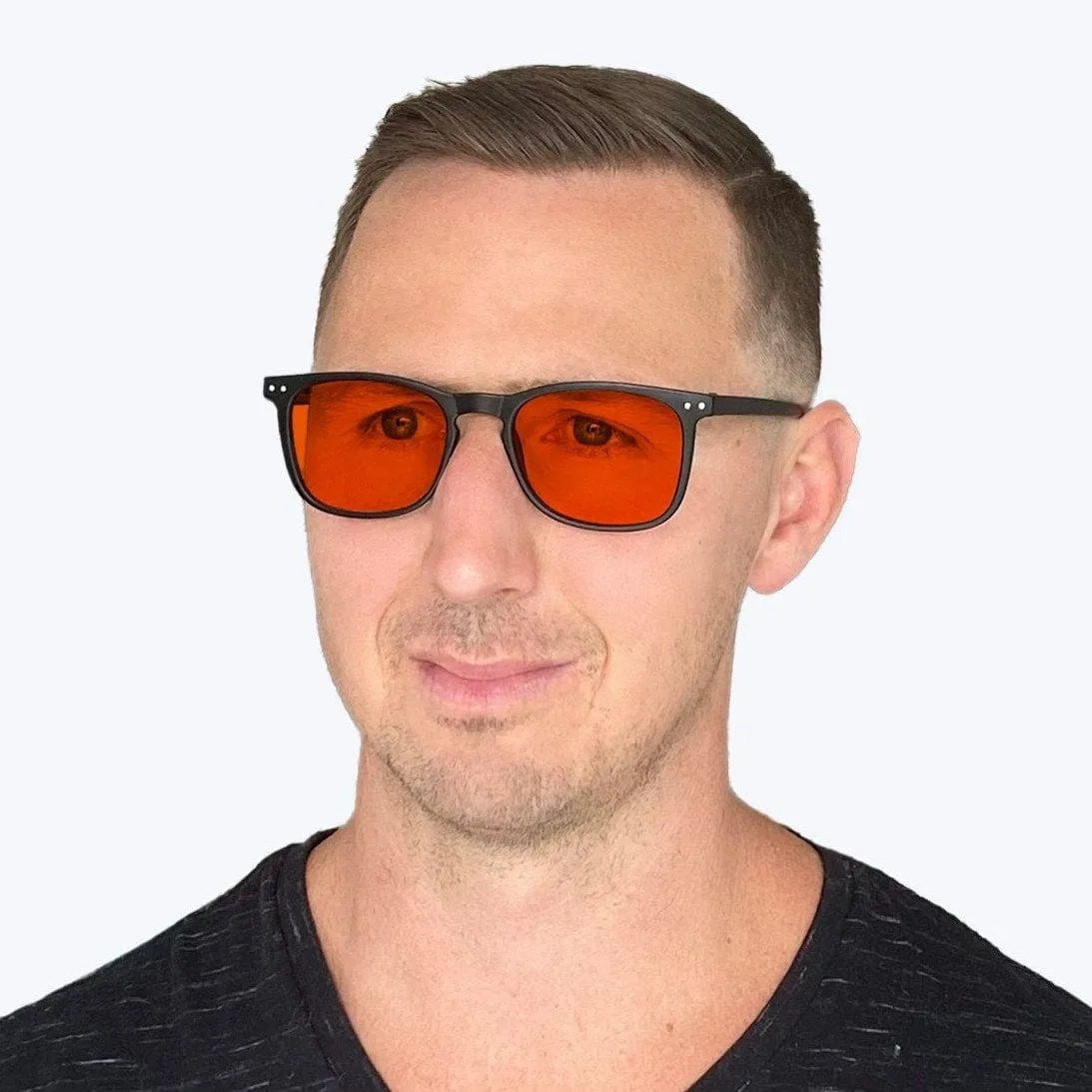 Nightfall Taylor Blue Blocking Glasses - Black - Prescription
