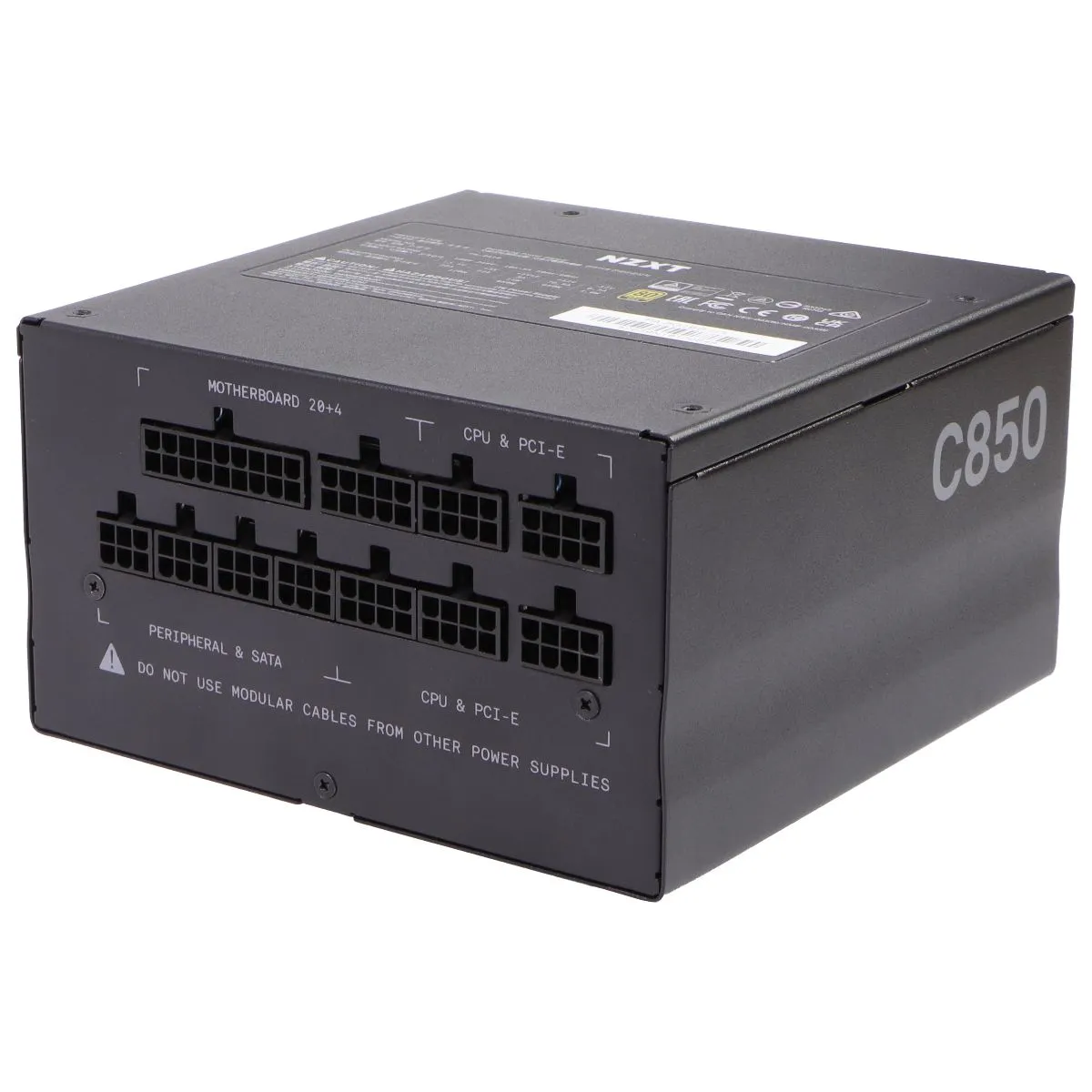 NZXT C850 Gold Modular ATX PSU (2022) Gaming Power Supply - Black