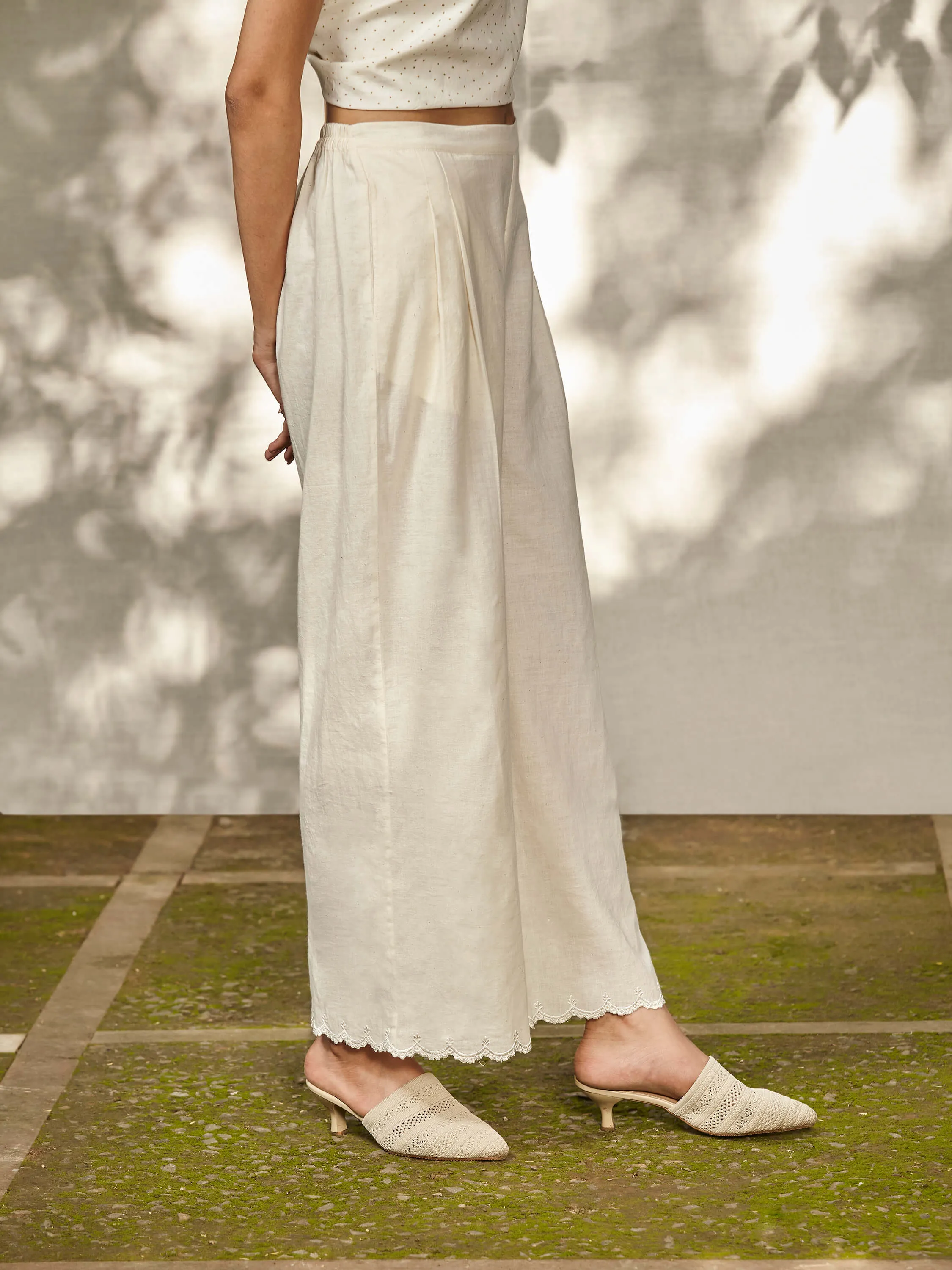 Pearl Scallop Pants