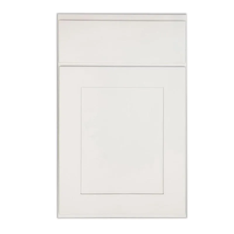 Pure White Dishwasher Panel for Framed Kitchen Cabinet