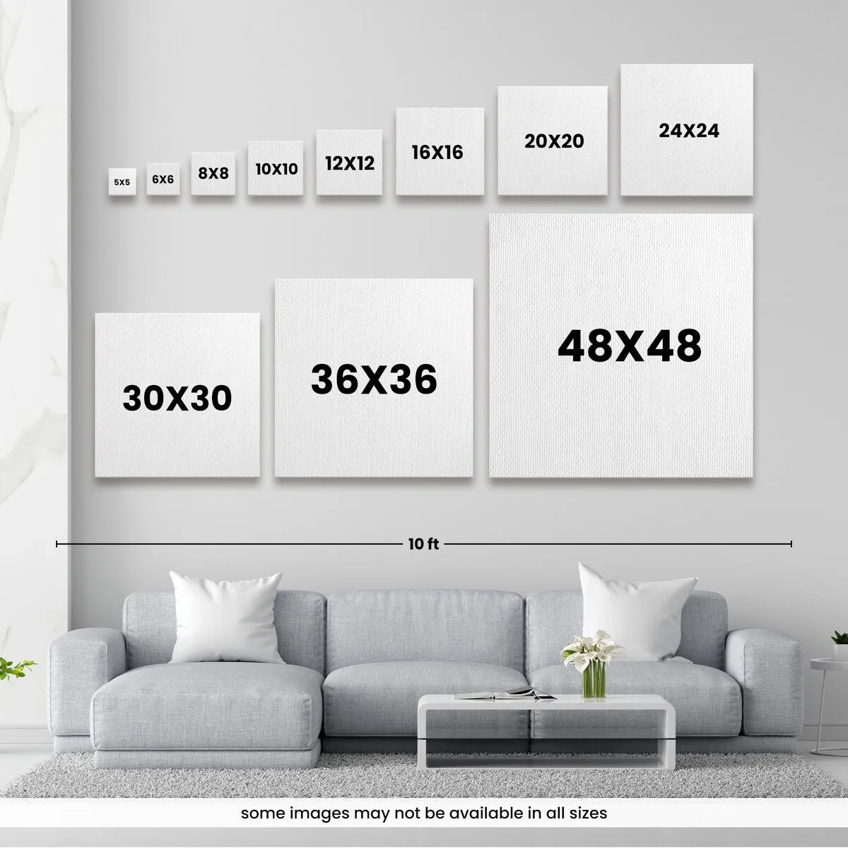 "Bursting Blues" Canvas Wall Art