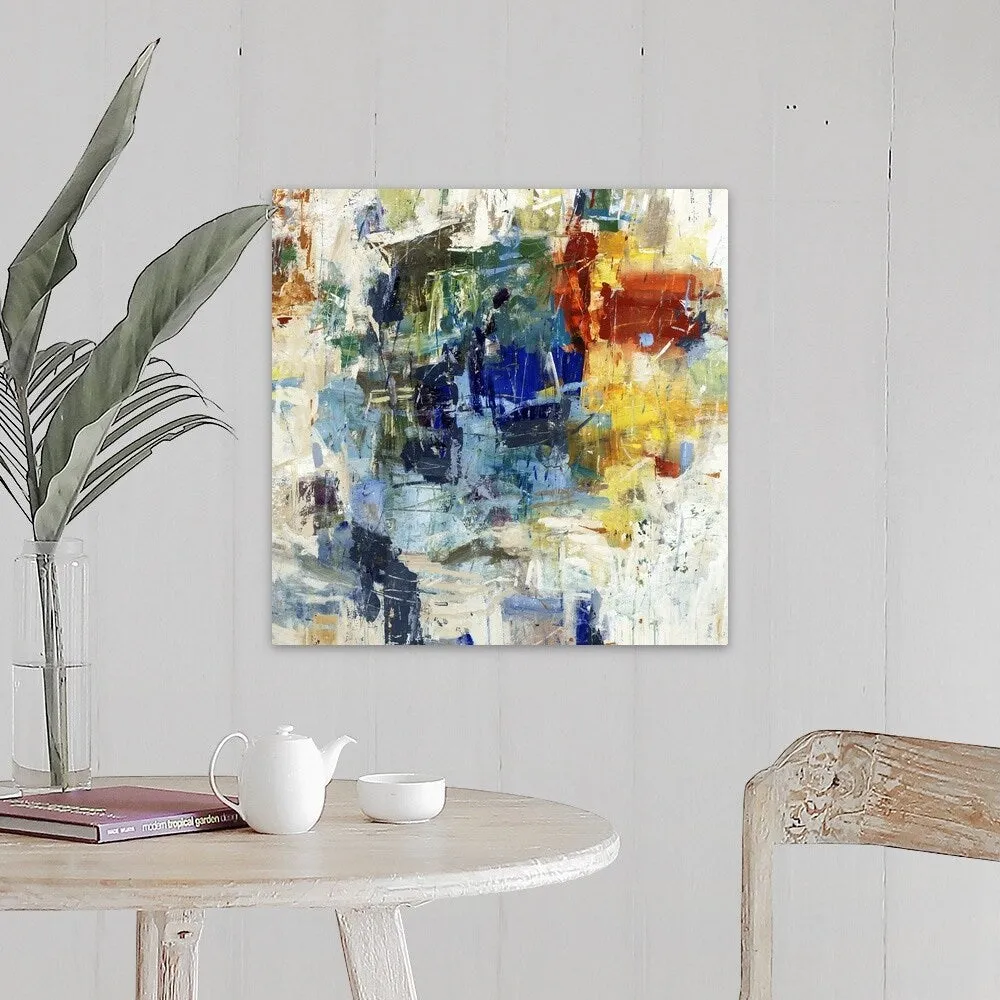 "Bursting Blues" Canvas Wall Art