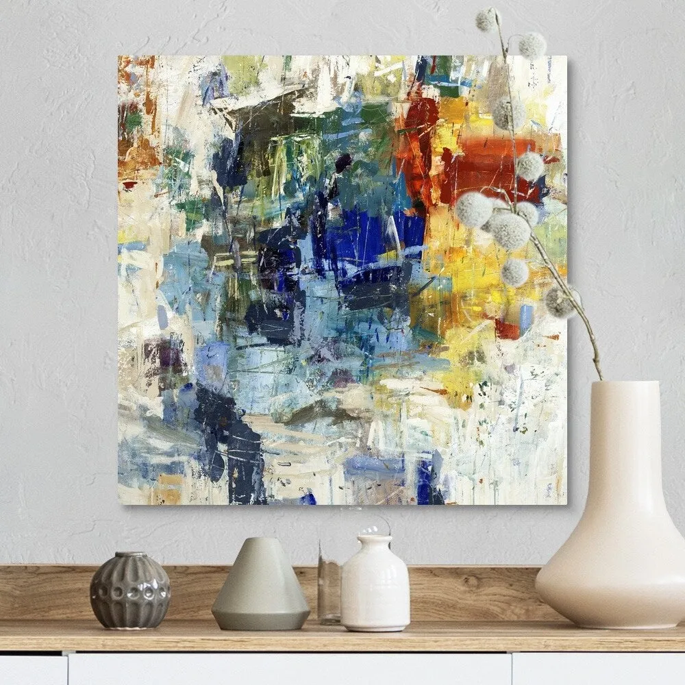 "Bursting Blues" Canvas Wall Art