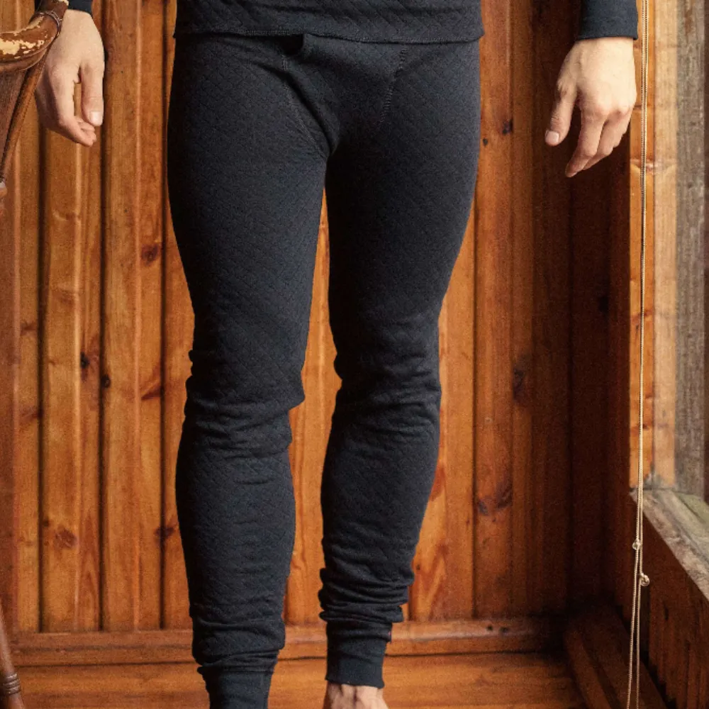 Thermowave 2 IN 1 Thermal Clothing Underwear Pants Black