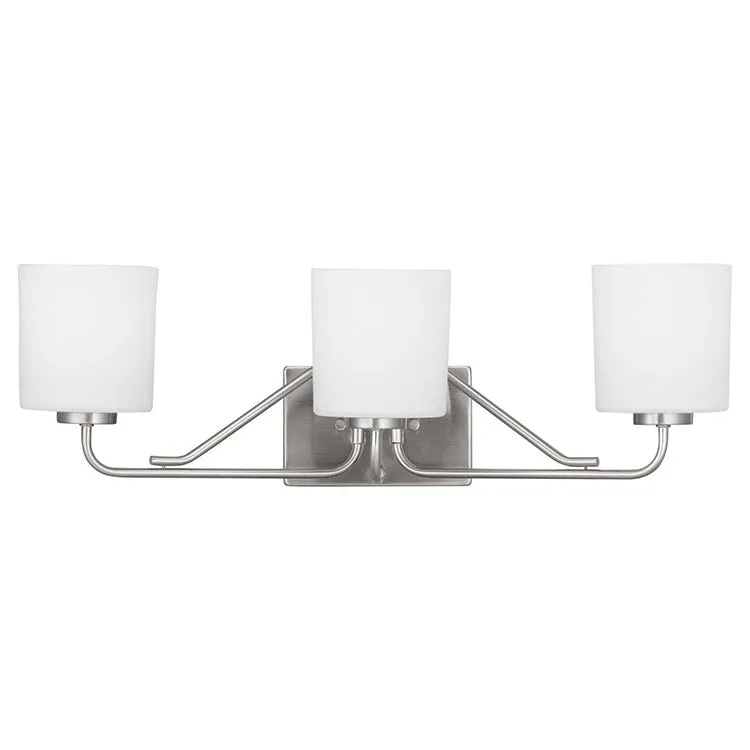 Tobin Three-Light Bathroom Vanity Fixture