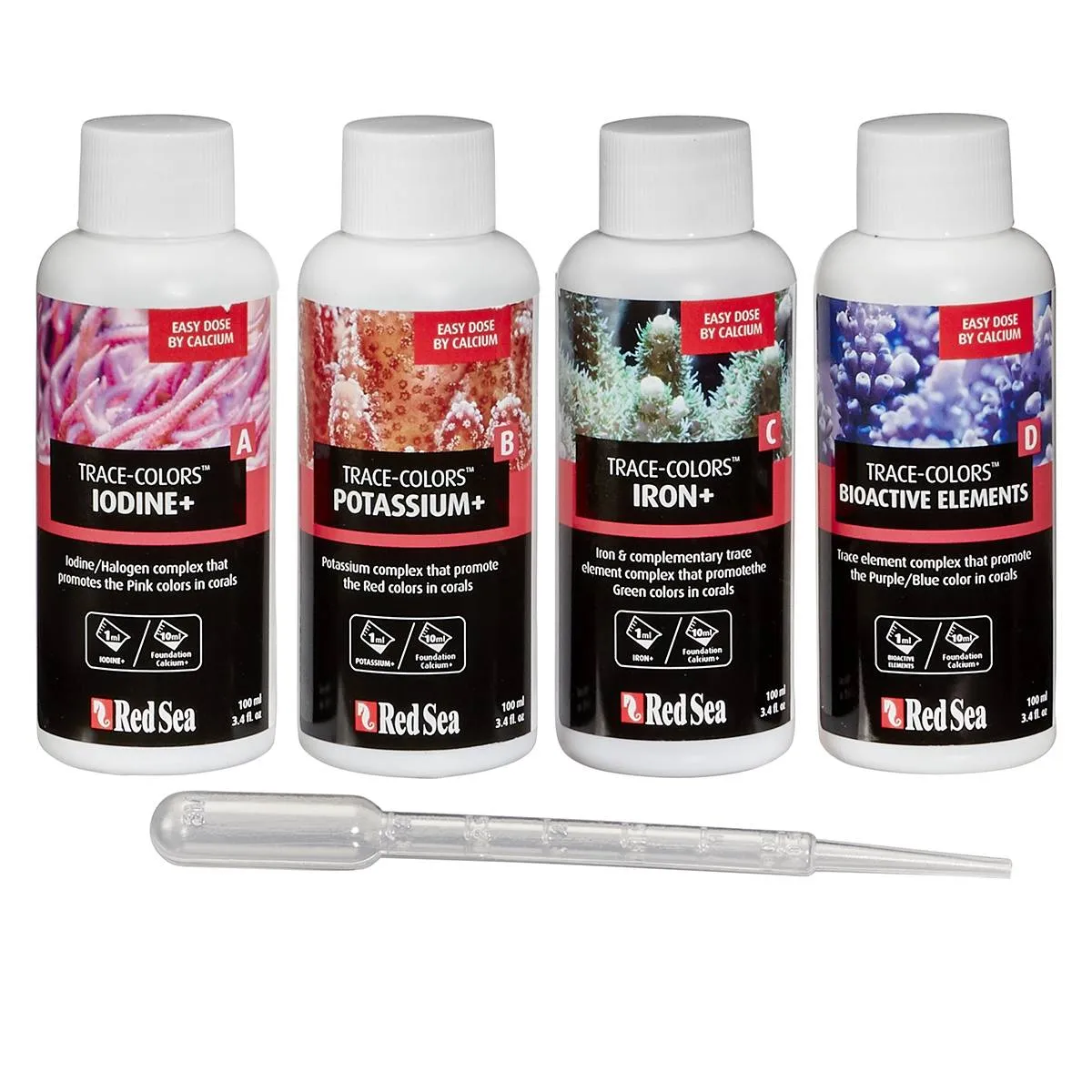 Trace Colors ABCD 4-Pack - Red Sea