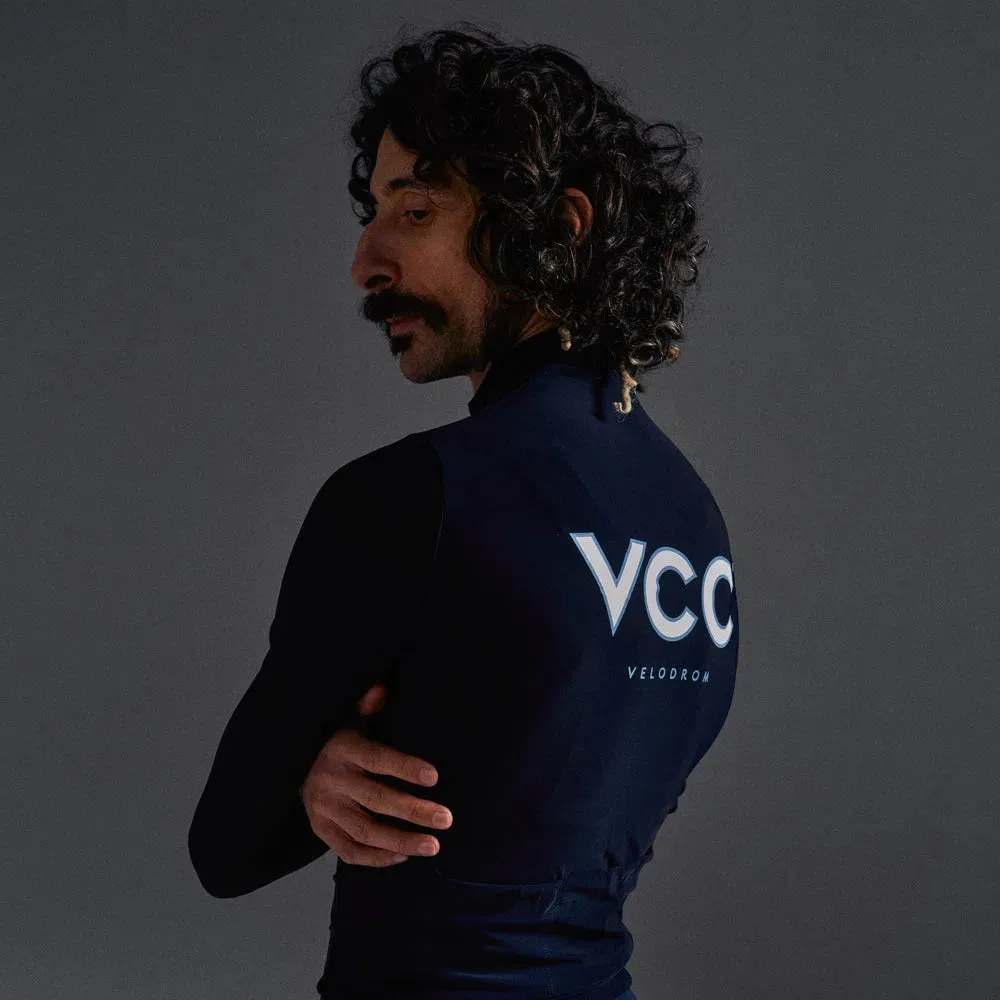 VELODROM VCC Thermal Long Sleeve Jersey AW23 - Classic Navy