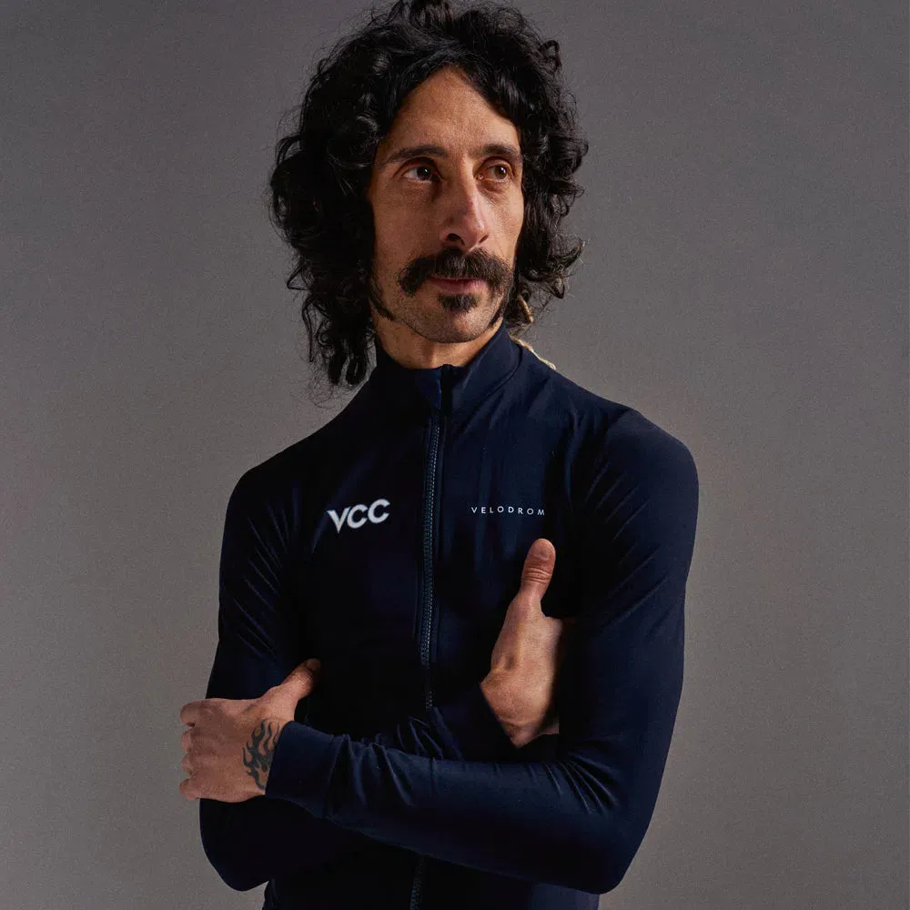 VELODROM VCC Thermal Long Sleeve Jersey AW23 - Classic Navy