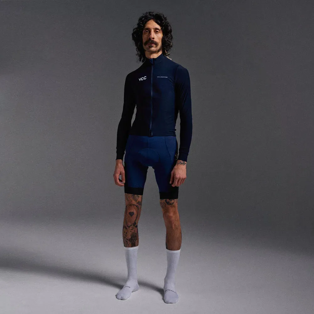 VELODROM VCC Thermal Long Sleeve Jersey AW23 - Classic Navy