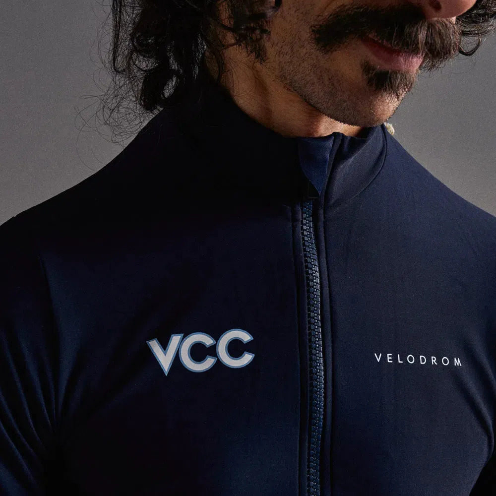 VELODROM VCC Thermal Long Sleeve Jersey AW23 - Classic Navy