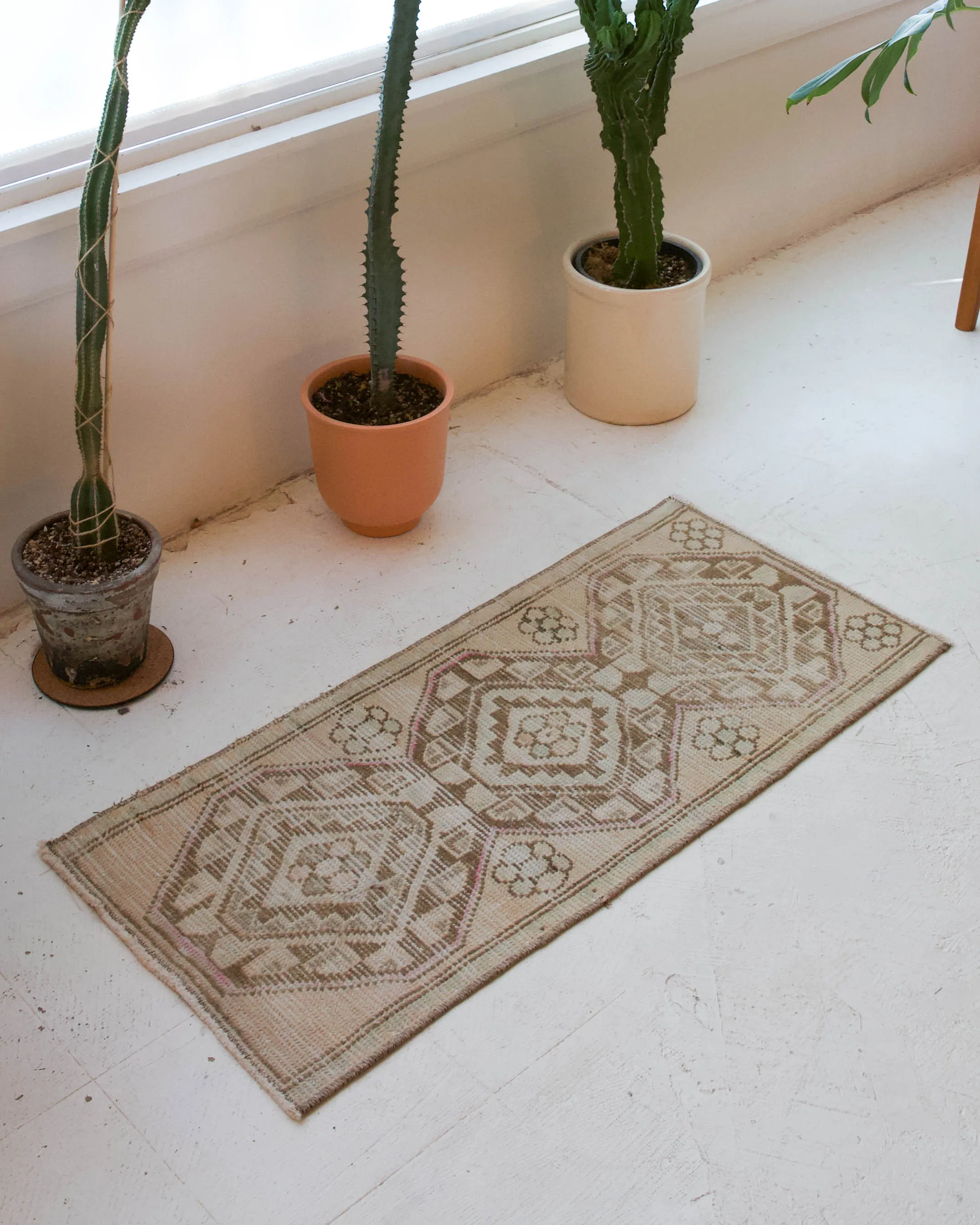Vintage Mini Turkish Rug 16"x35"