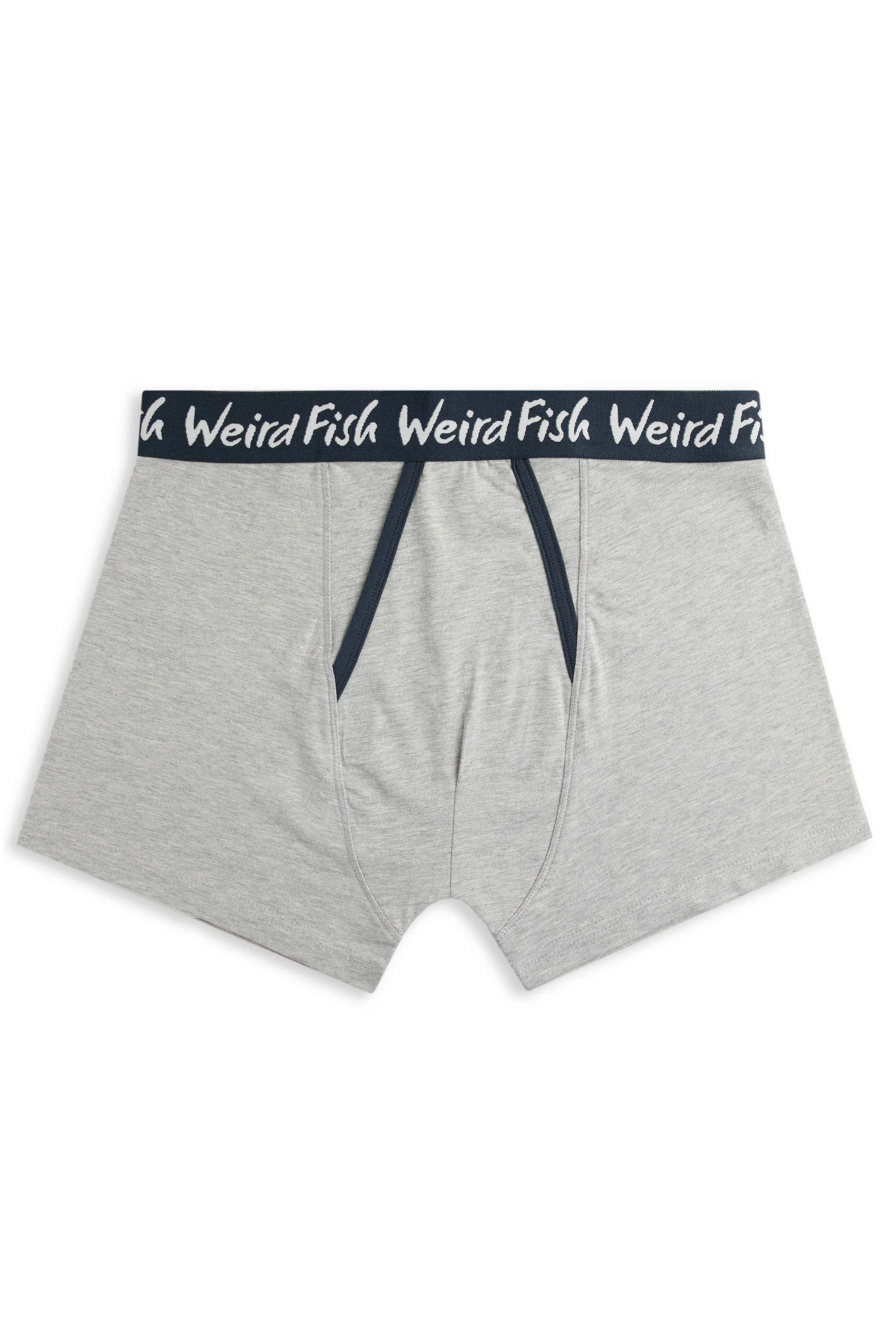Weird Fish L Grey Ashridge Boxer Shorts (Pack of 3)