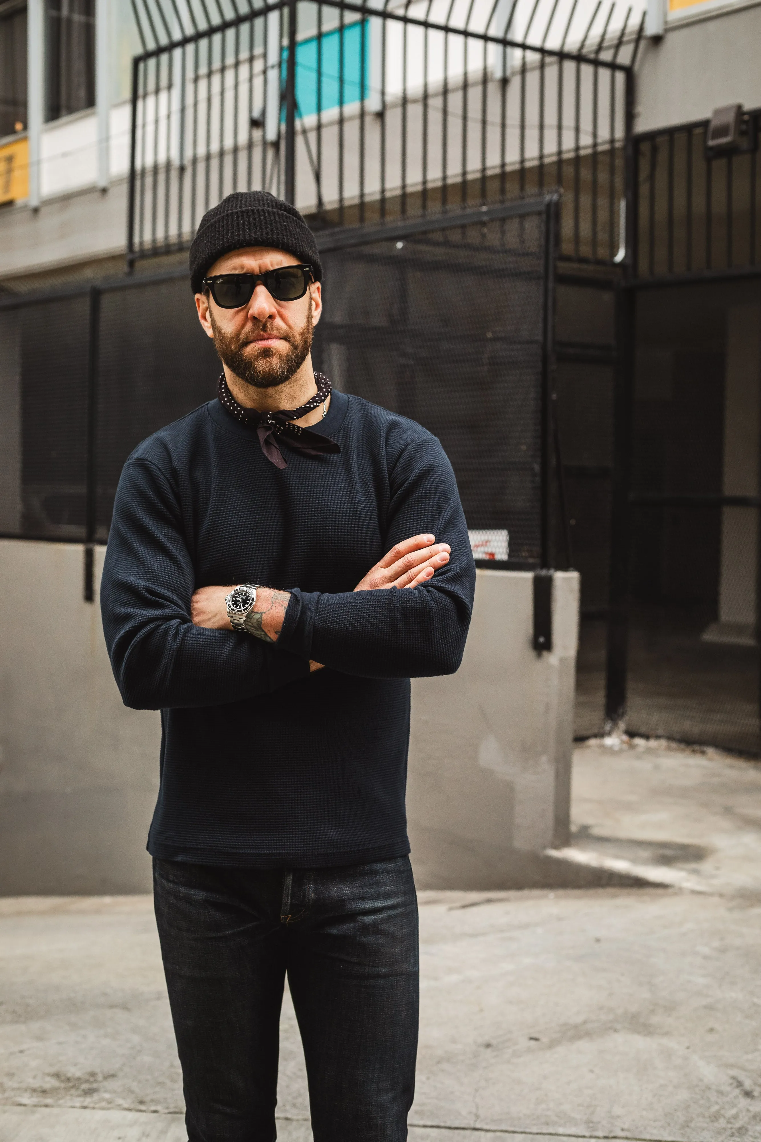 Wythe - Cotton Thermal - Navy